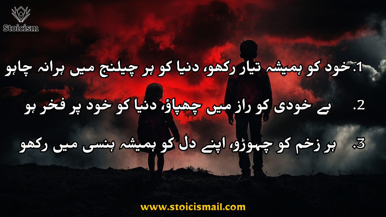 Verses of Resilience Urdu Poetry on Attitude