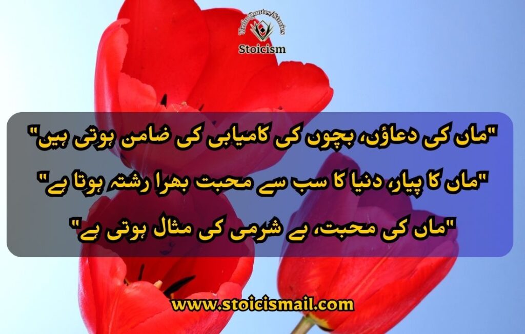 Mother's day quote in Urdu