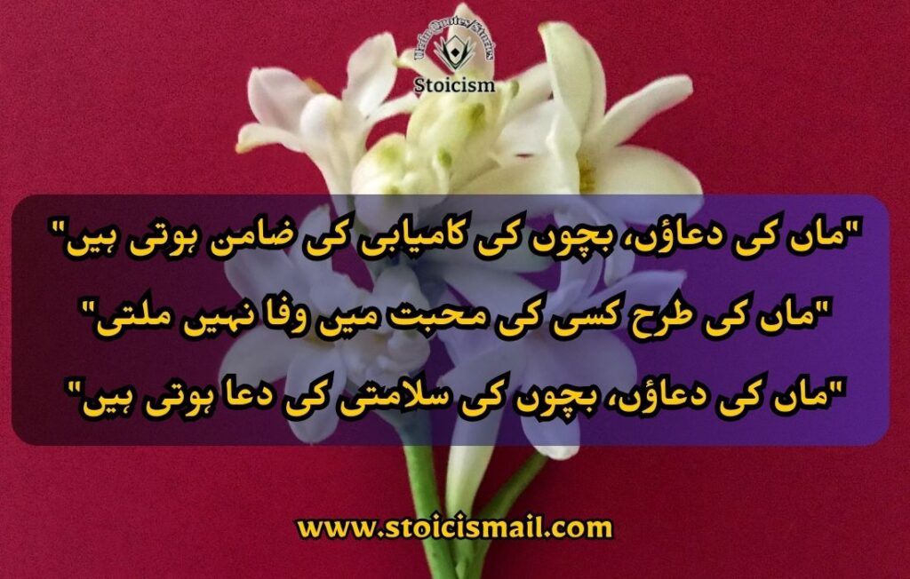 Mother's day quote in Urdu